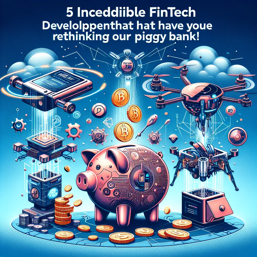 5 Incredible Fintech Developments That Will Have You Rethinking Your Piggy Bank!